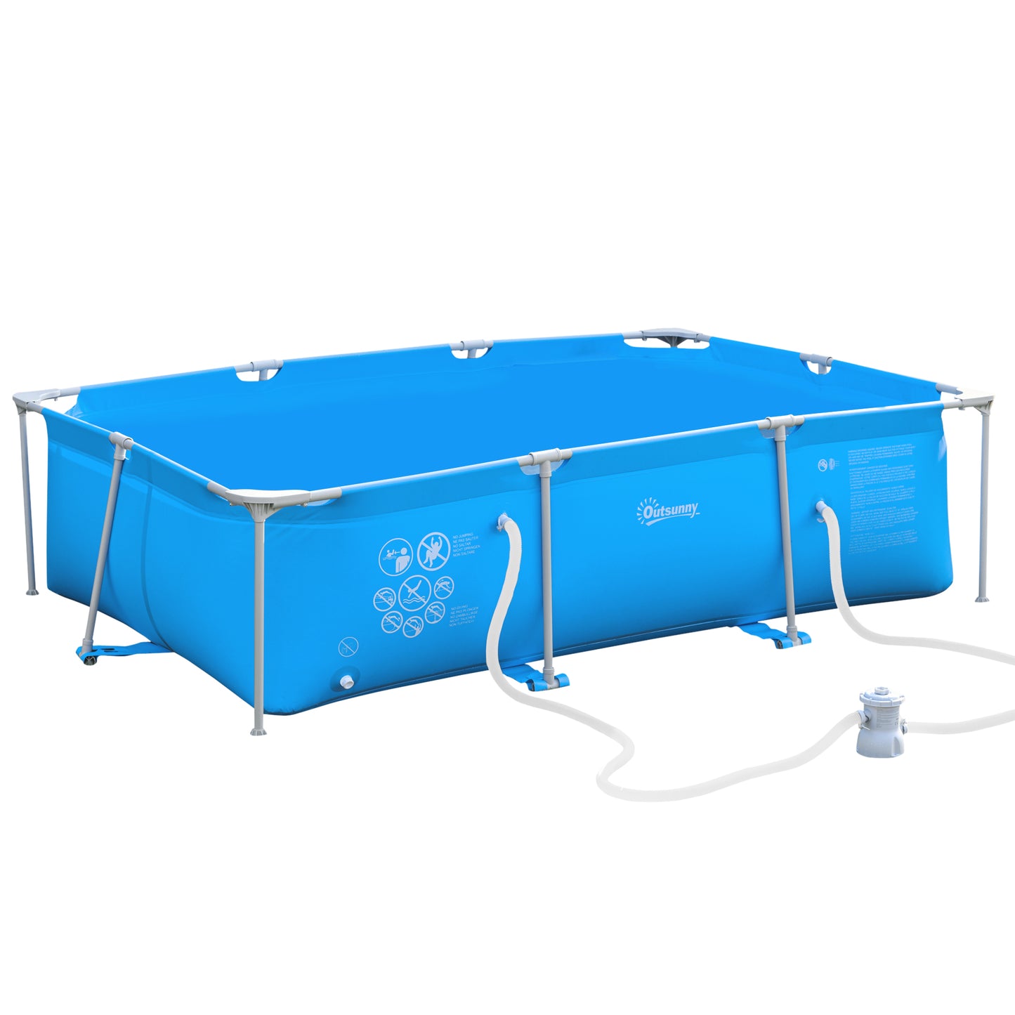 Steel Frame Pool with Filter Pump, Filter Cartridge