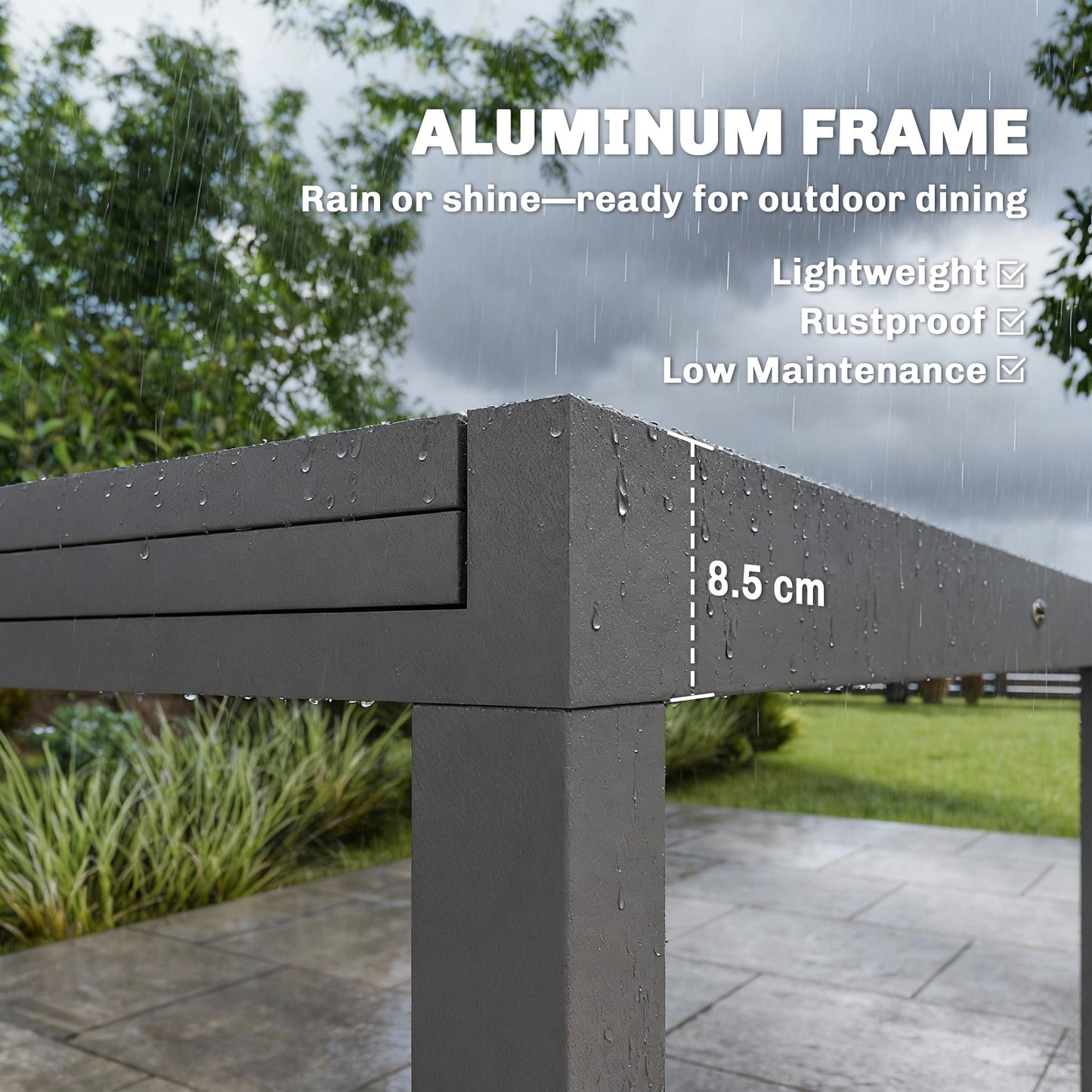 Extending Garden Table for 6-10