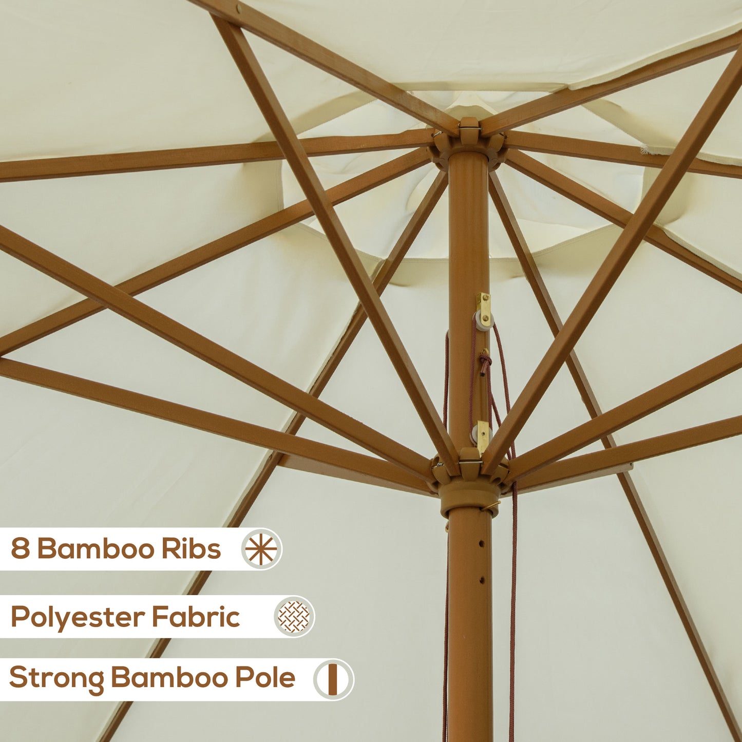 3.3(m) Patio Umbrella, Garden Parasol