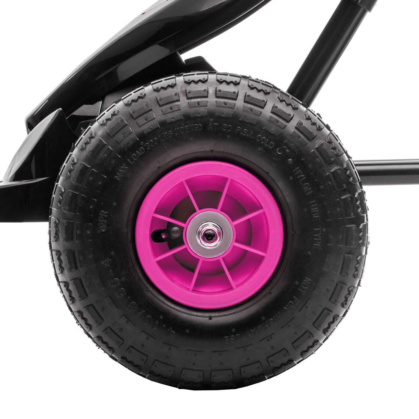 Kids Pedal Go Kart, with Adjustable Seat, Inflatable Tyres