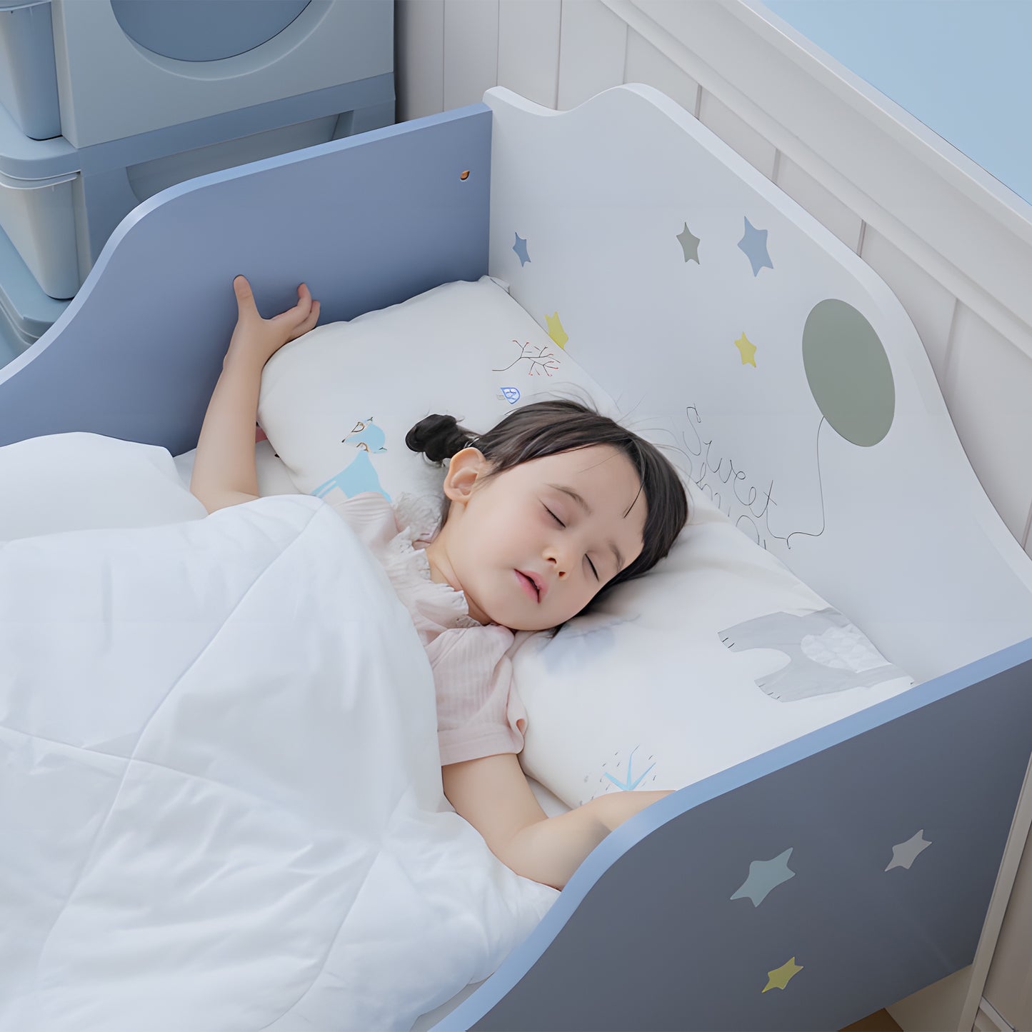 Toddler Bed Frame, Kids Bedroom Furniture for Boys Girls