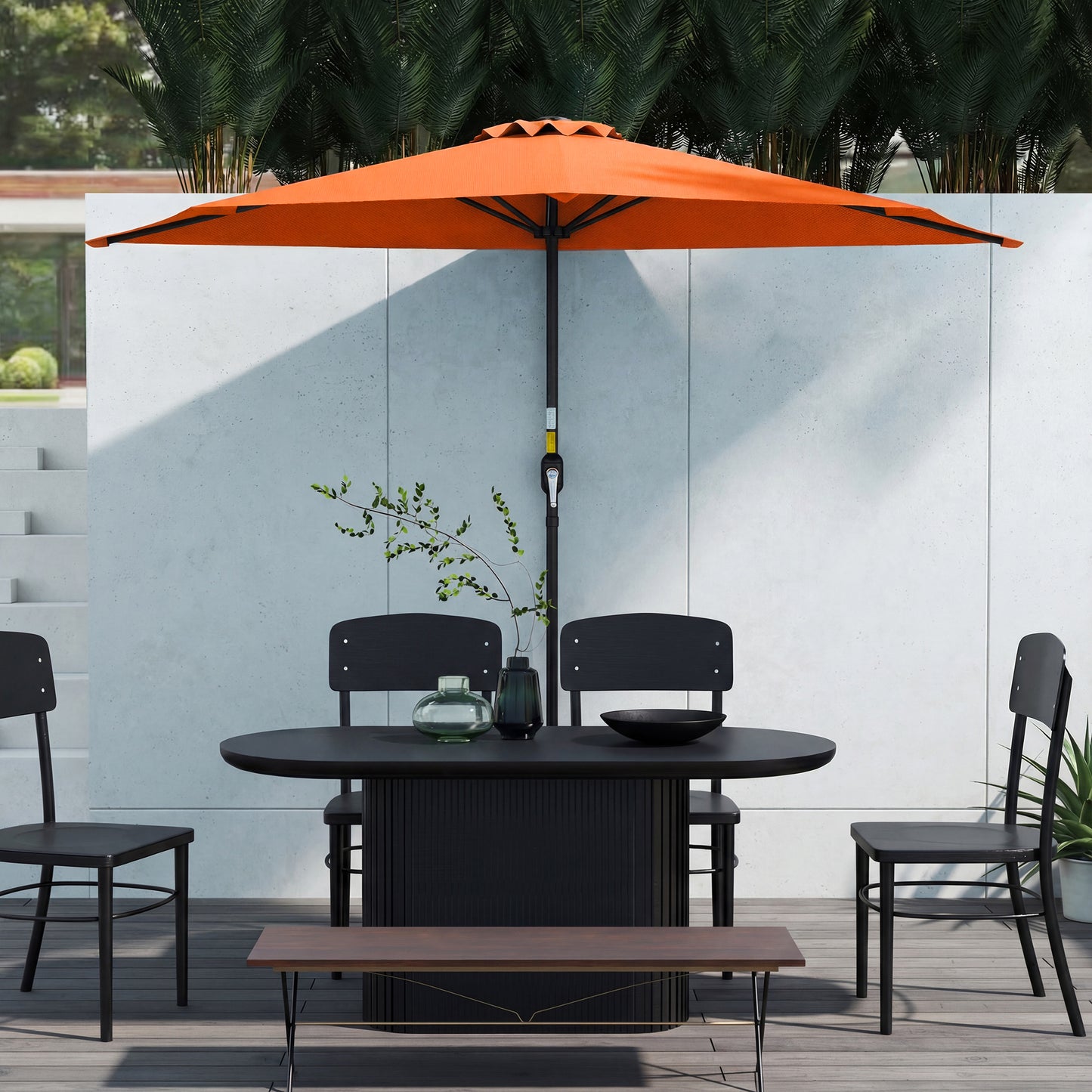 Half Round Parasol Umbrella