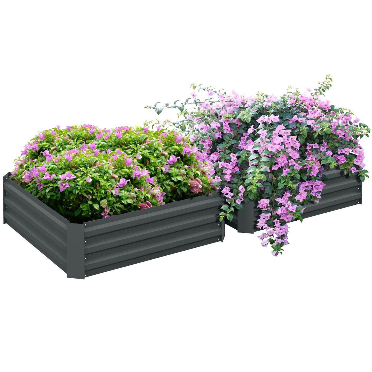 Set of 2 291L Raised Garden Bed