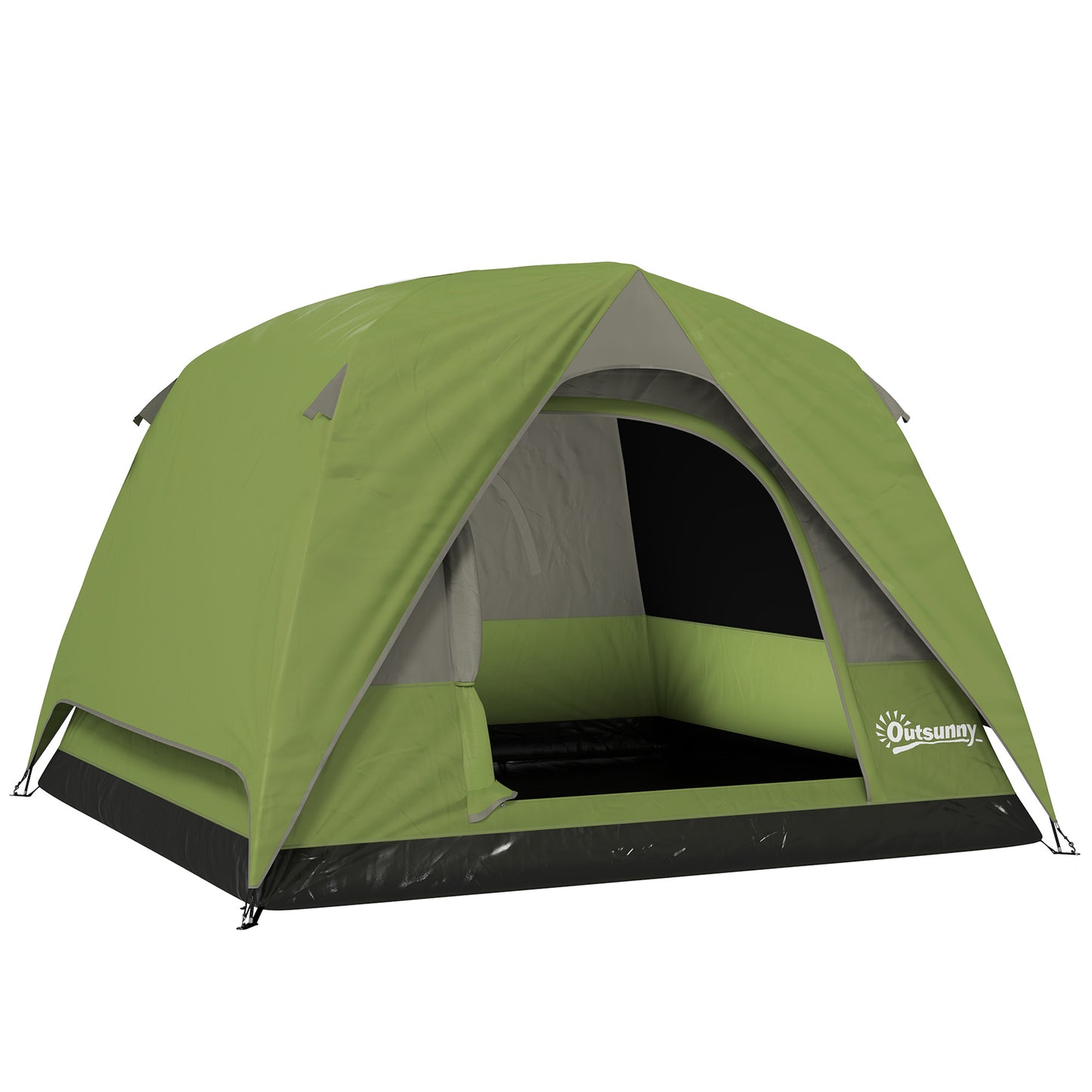 3-4 Person Camping Tent, Easy Set Up Waterproof Dome Tent (1)