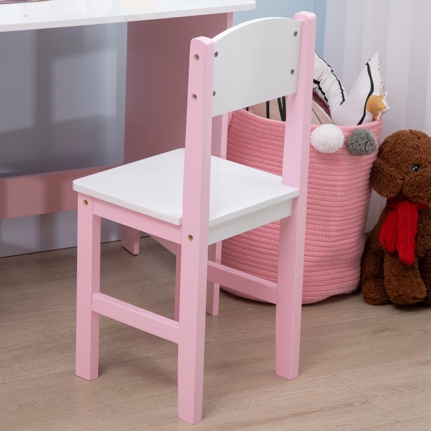 Kids Desk And Chair Set 2 PCs Childrens Table