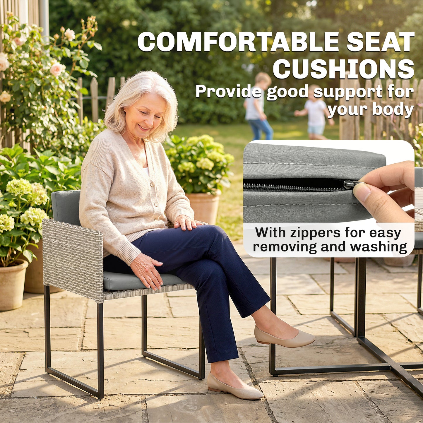 7 Piece Rattan Garden Furniture Set (1)
