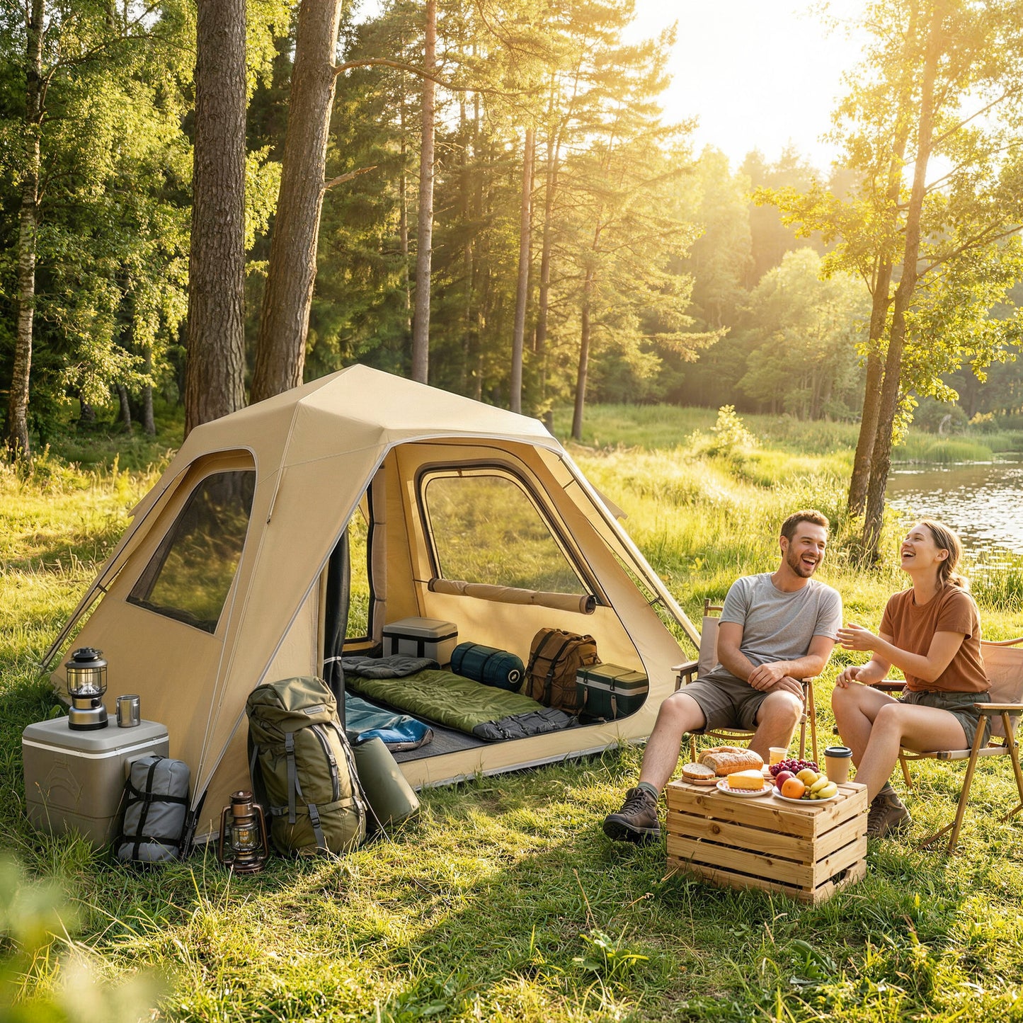 Pop Up Tent 3000mm Waterproof Camping Tents
