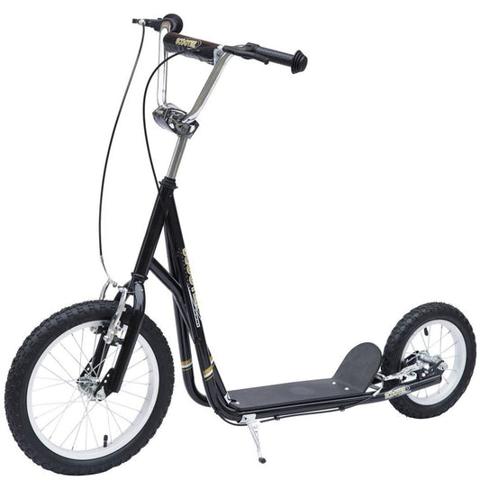 Kids Scooter, Teen Kick Scooter with Rubber Wheels, 16" Front Wheel