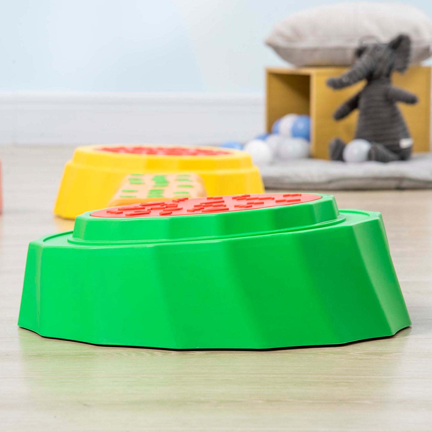 Eight-Piece Kids Stepping Stones, with Non-Slip Surface & Bottom