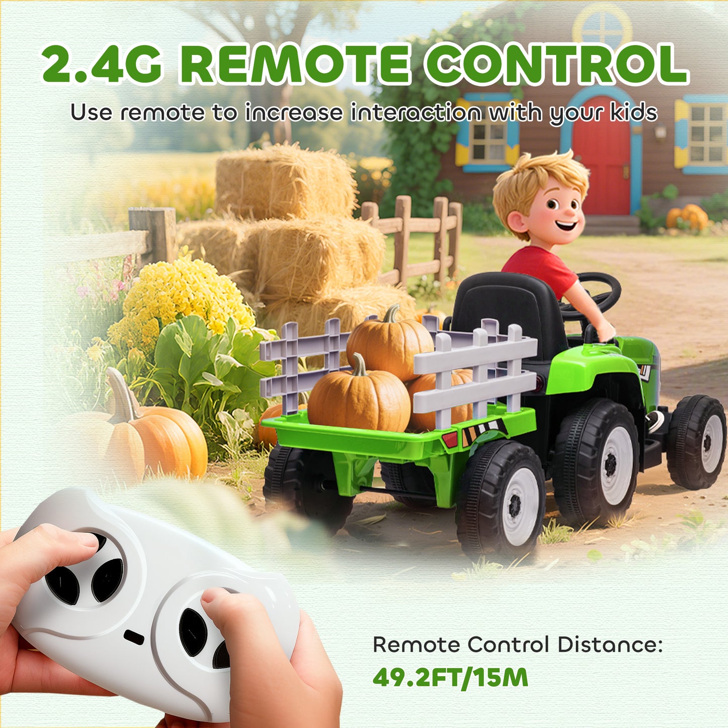 Ride On Tractor, Battery Powered Electric Car