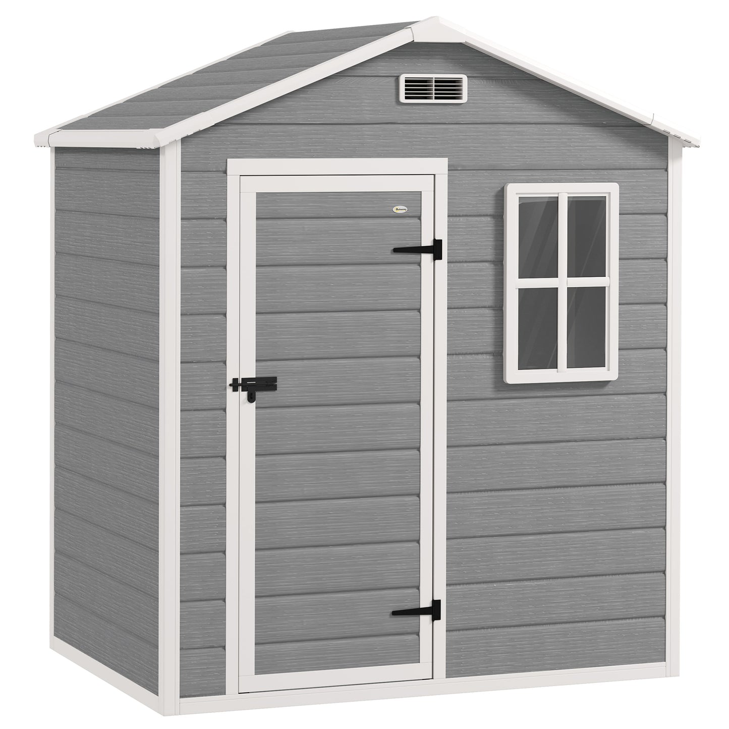 6 x 4ft Plastic Shed with Floor