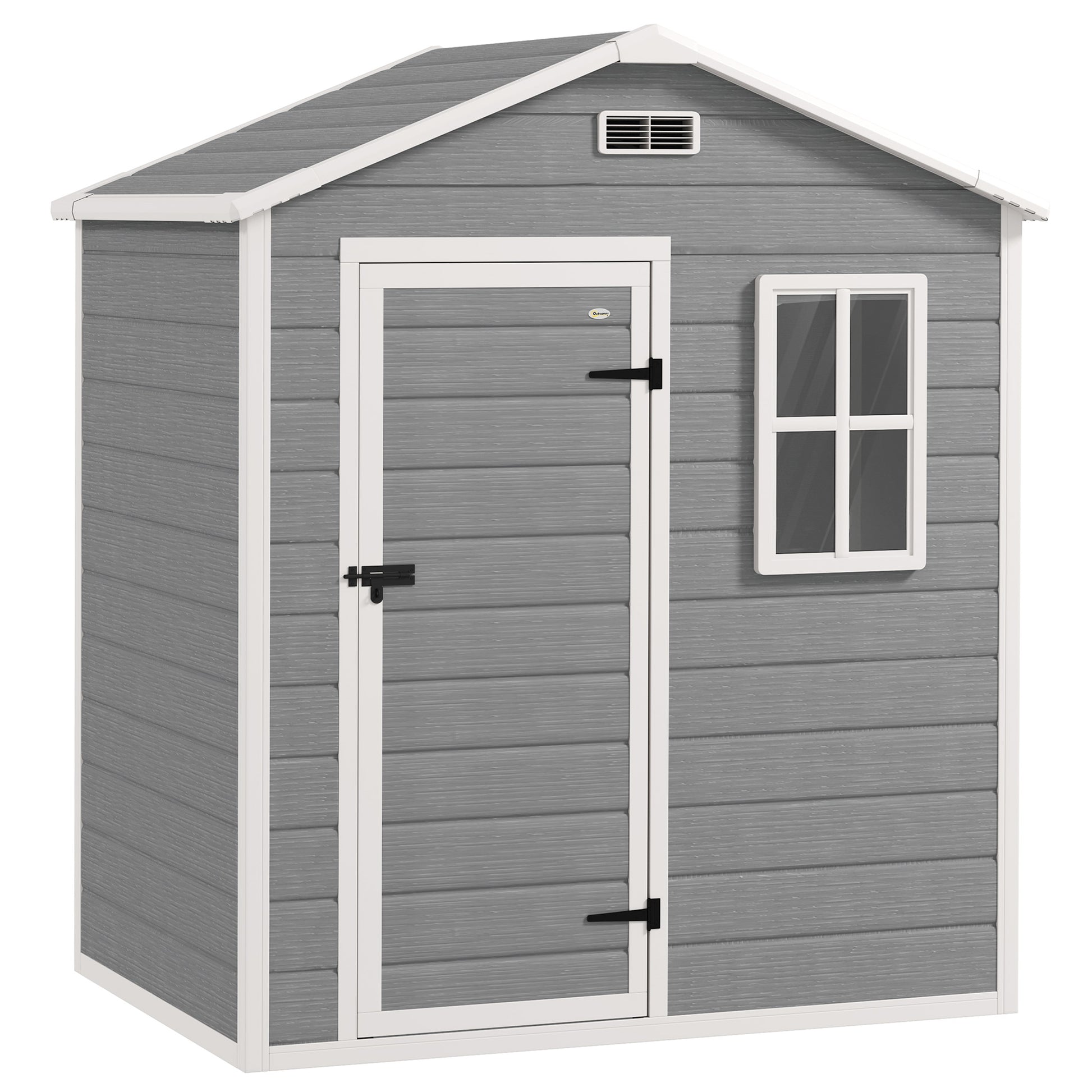 6 x 4ft Plastic Shed with Floor