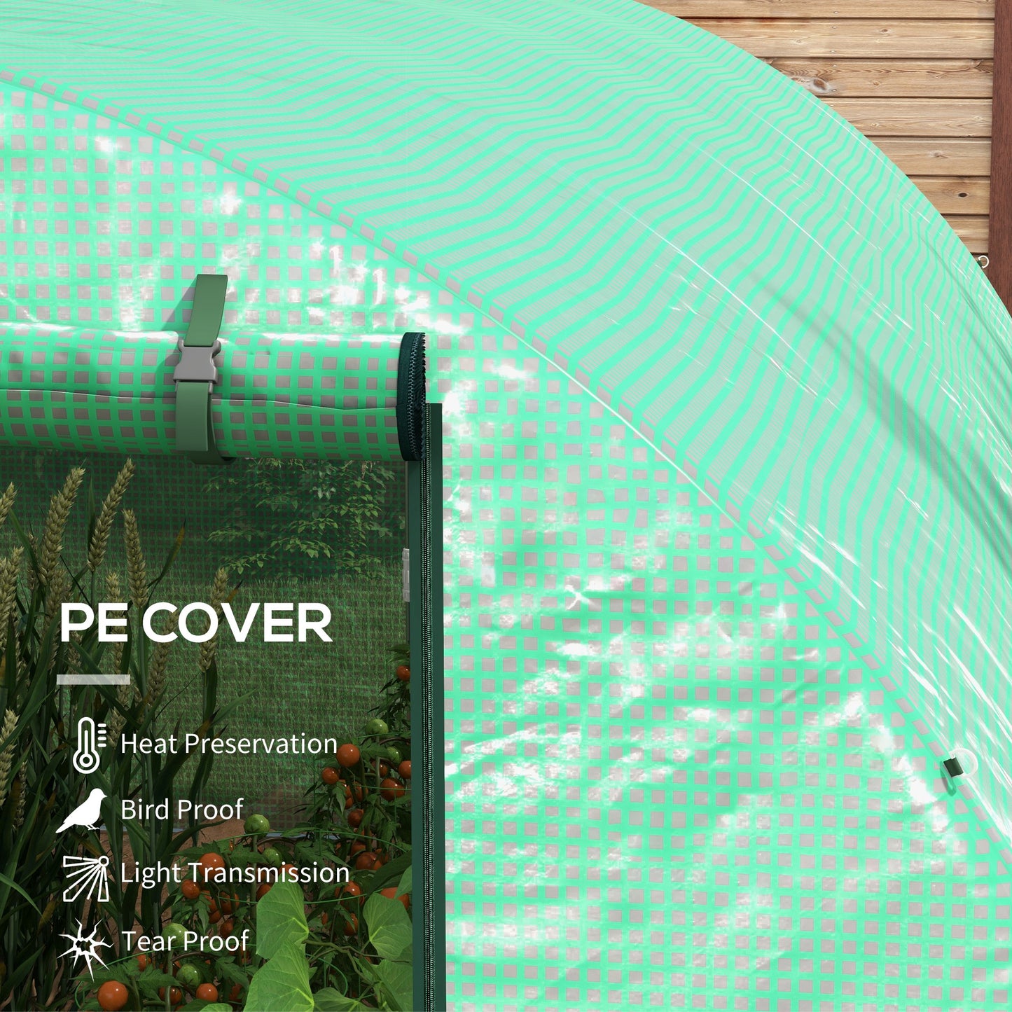 Sprinkler System Polytunnel Greenhouse, 4 x 3(m)