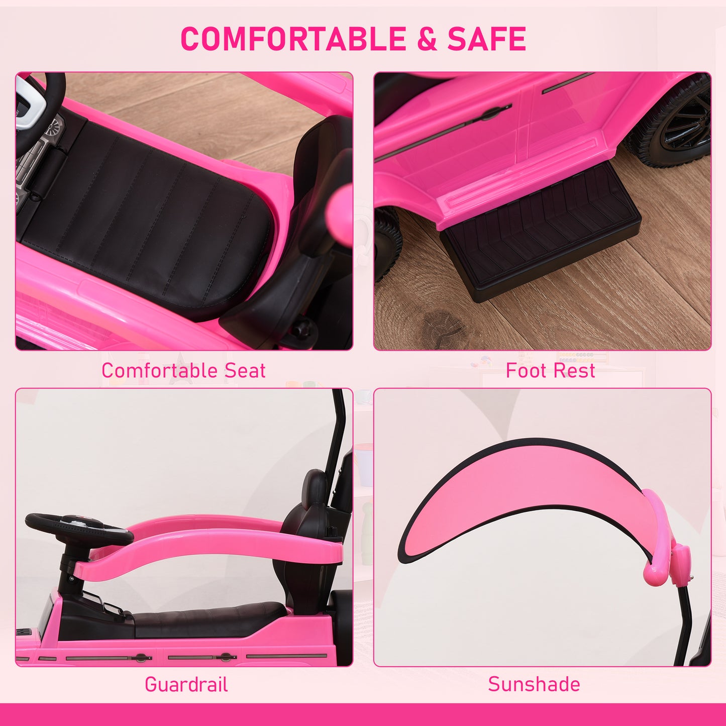3 in 1 Kids Children Ride on Push Car Toddler Sliding Car G350
