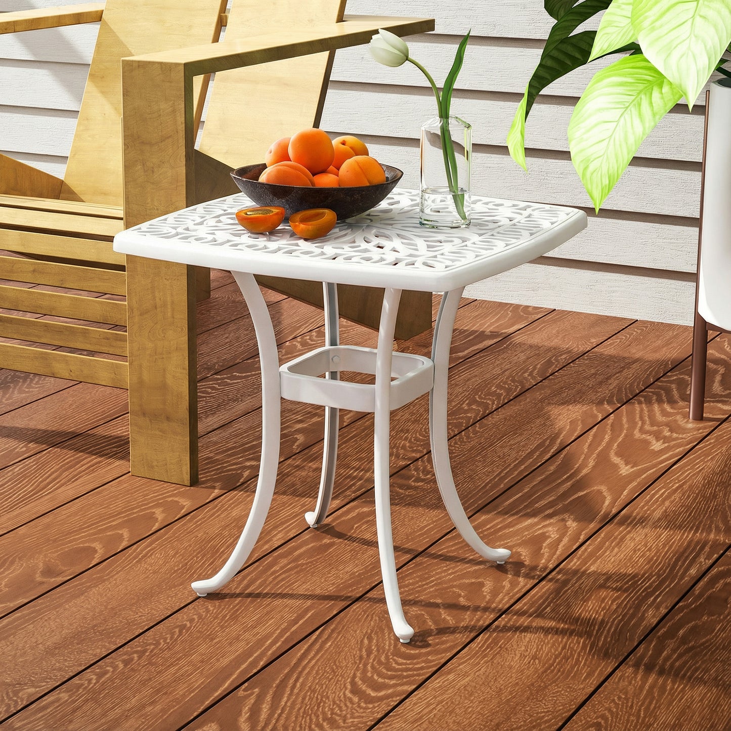Outdoor Garden Table with 38mm Dia. Umbrella Hole