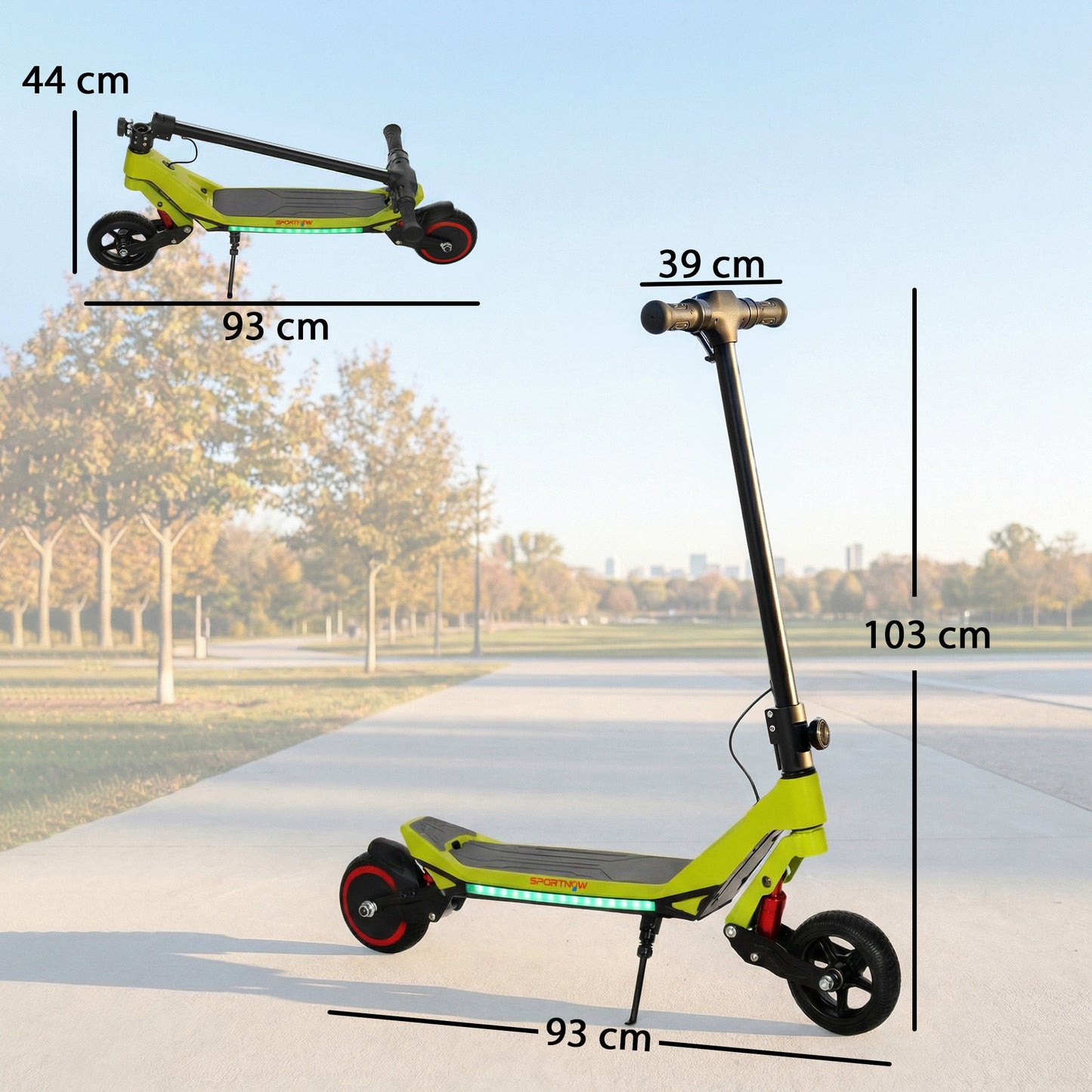 Electric Scooter for Kids, Foldable E Scooter for Age Age 6+