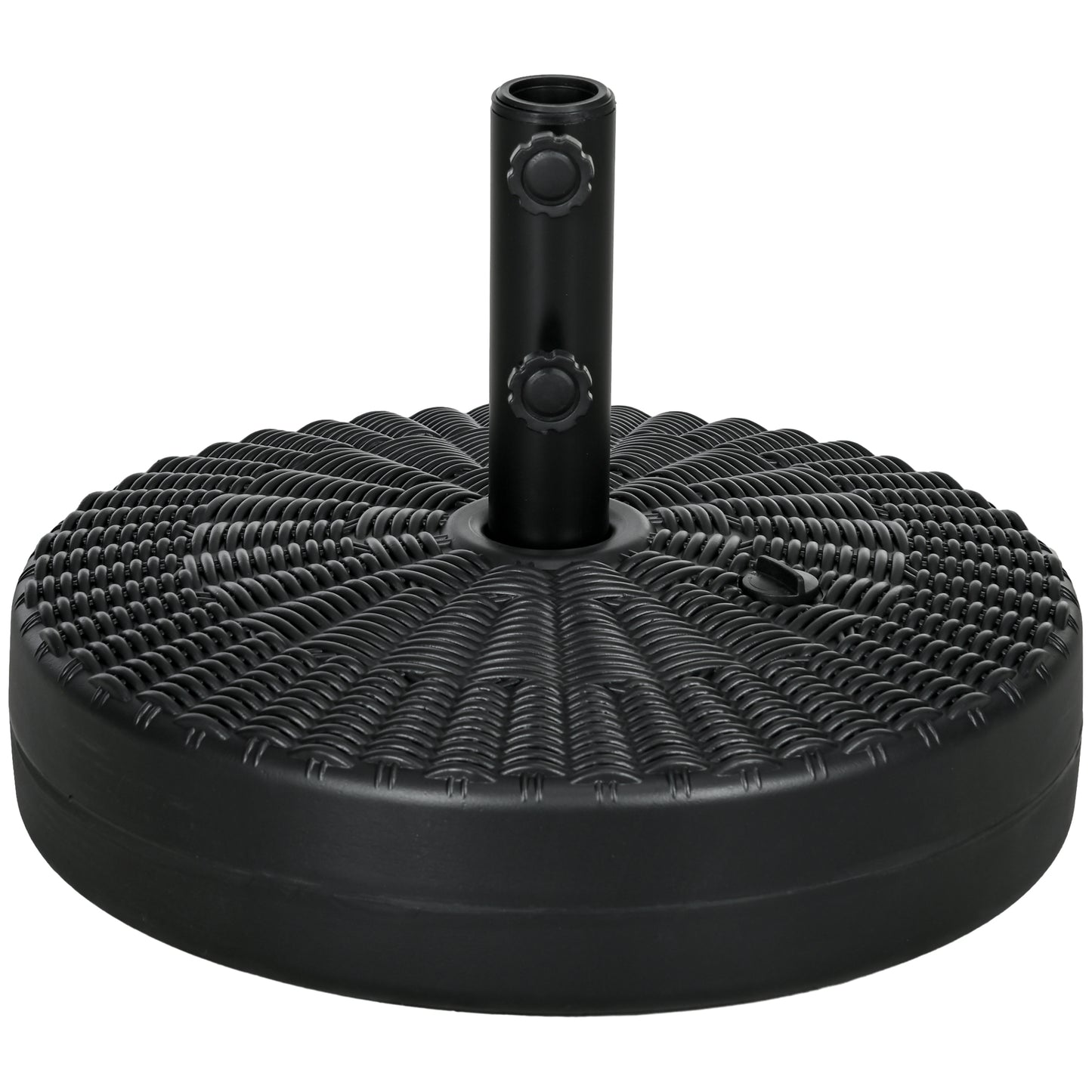 29kg Water/Sand Filled Rattan-Effect Parasol Base