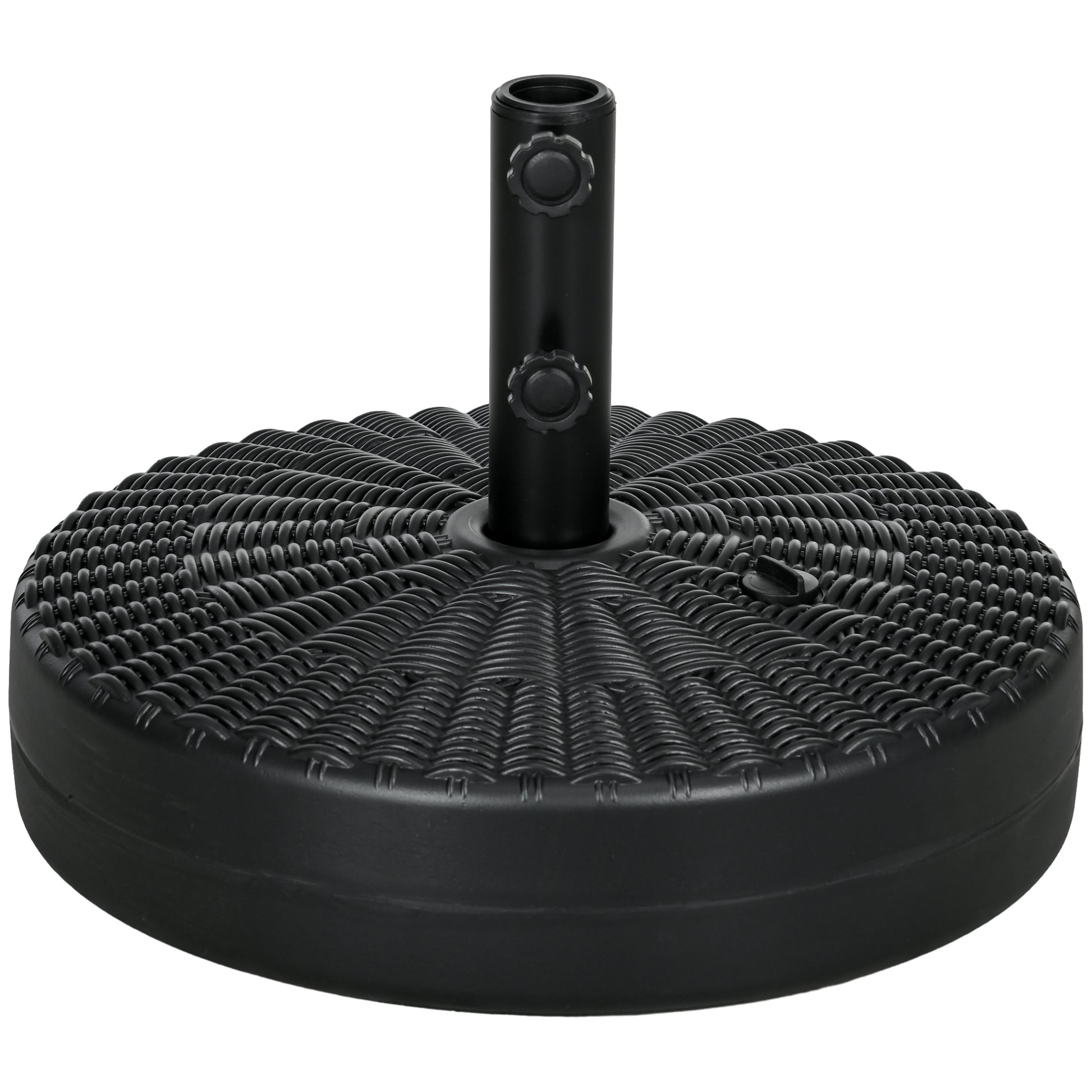 29kg Water/Sand Filled Rattan-Effect Parasol Base
