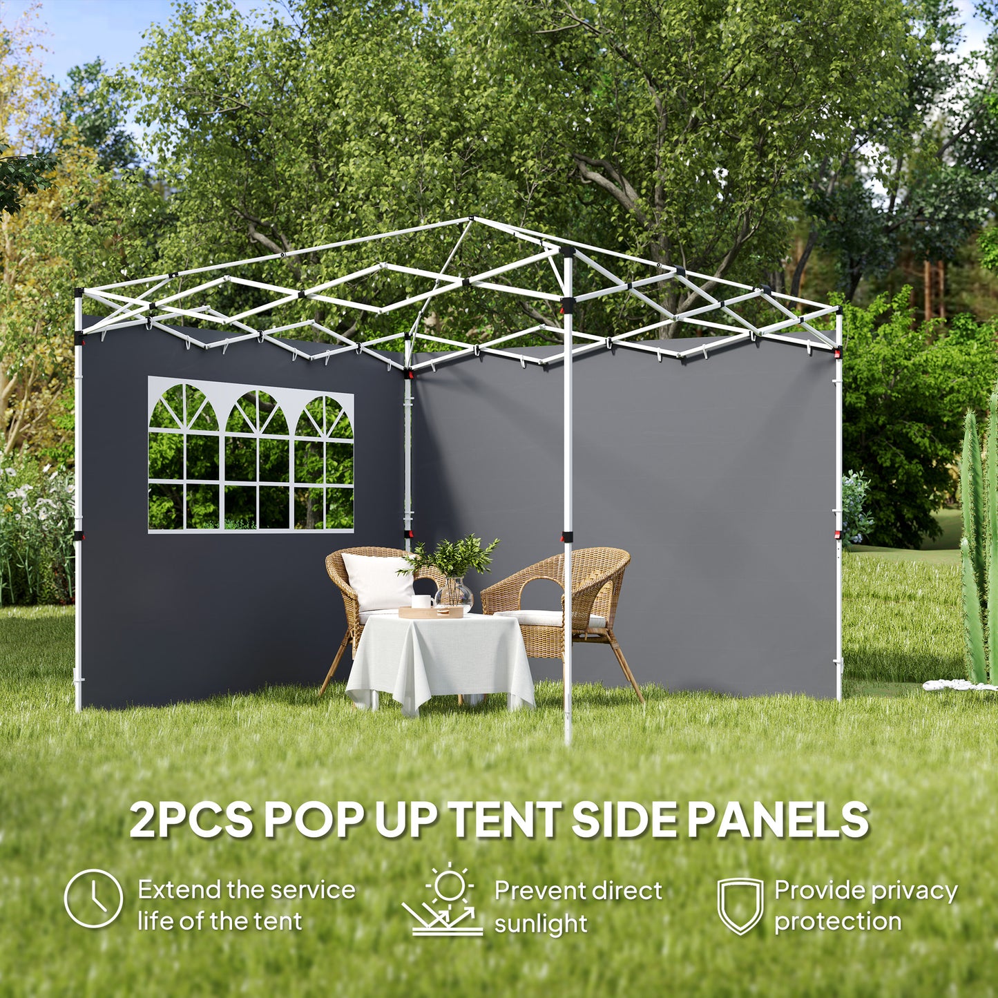 3 Meters Gazebo Replaceable Exchangeable Side Panel Wall Panels