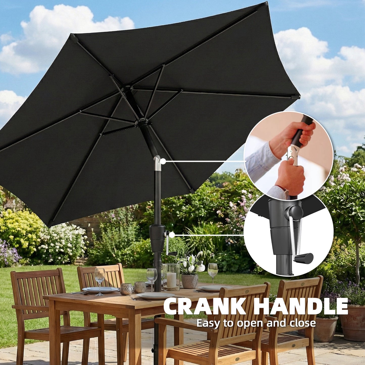 2m Garden Parasol Umbrella (1)