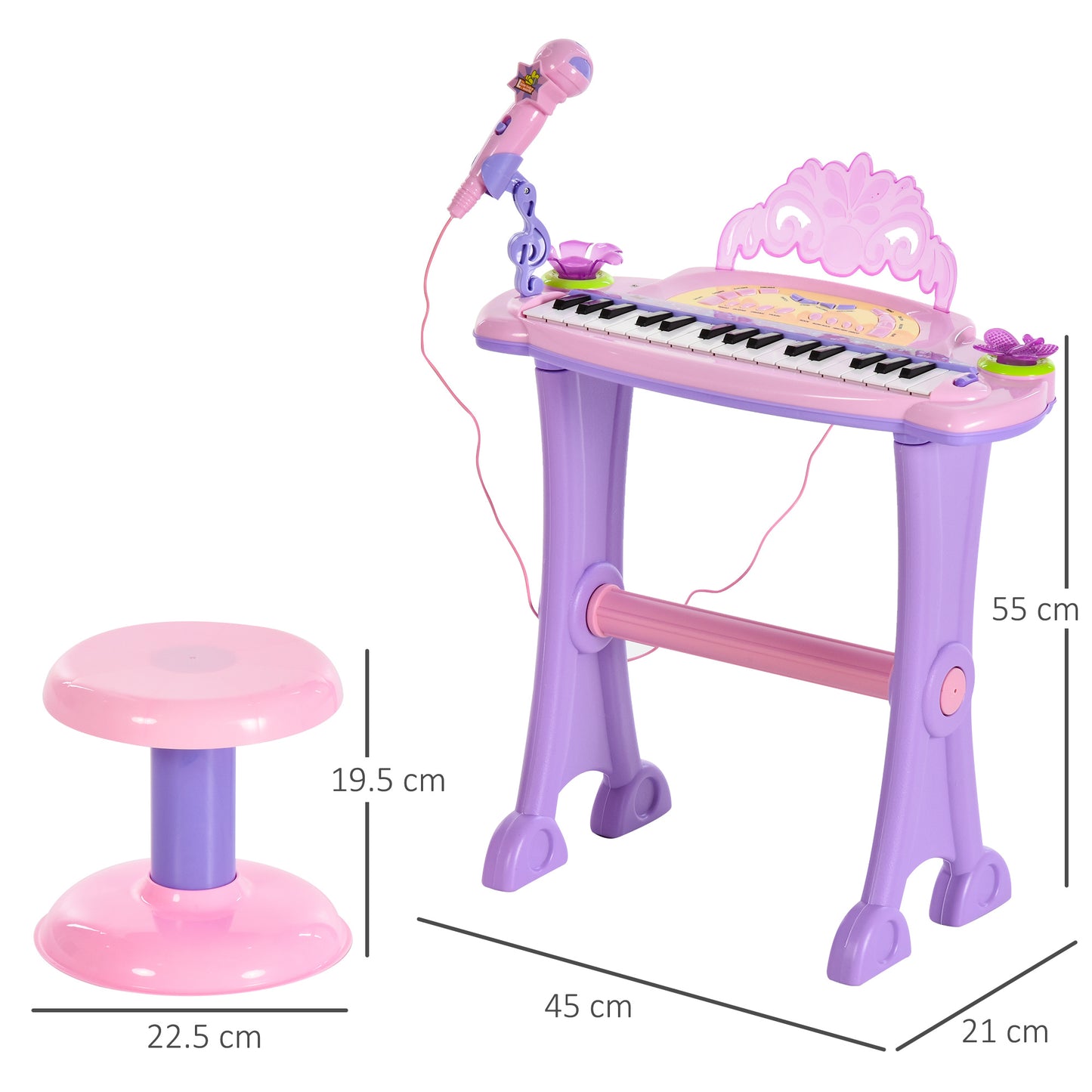 32 Keys Kids Mini Electronic Keyboard Musical Instrument