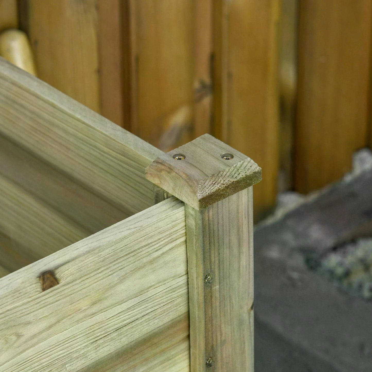 Garden Wooden Planters， Raised Garden Bed with Legs