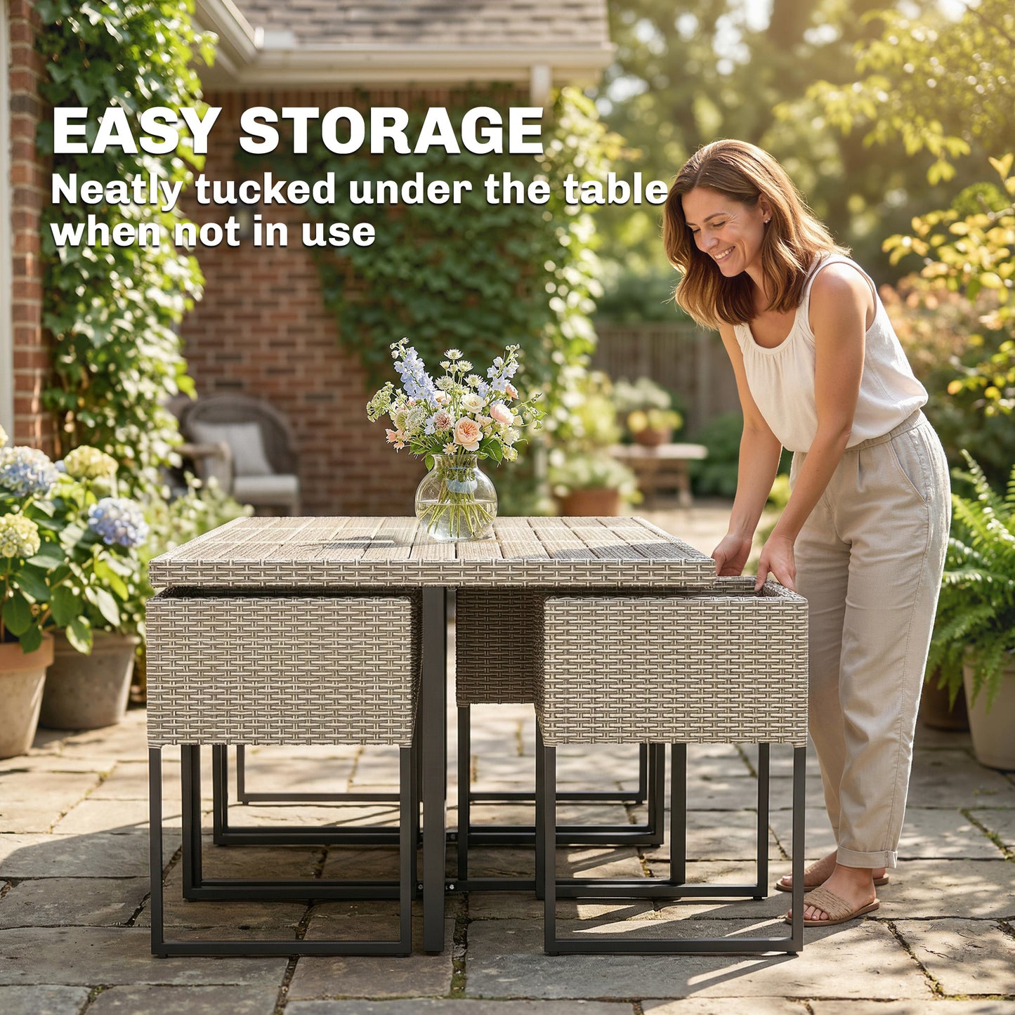 7 Piece Rattan Garden Furniture Set (1)