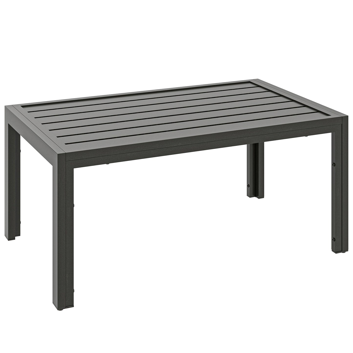 Outdoor Side Table, Rectangular Patio Coffee Side Table