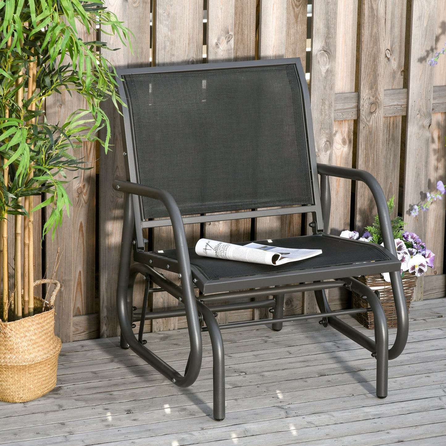 Outdoor Garden Glider Chair