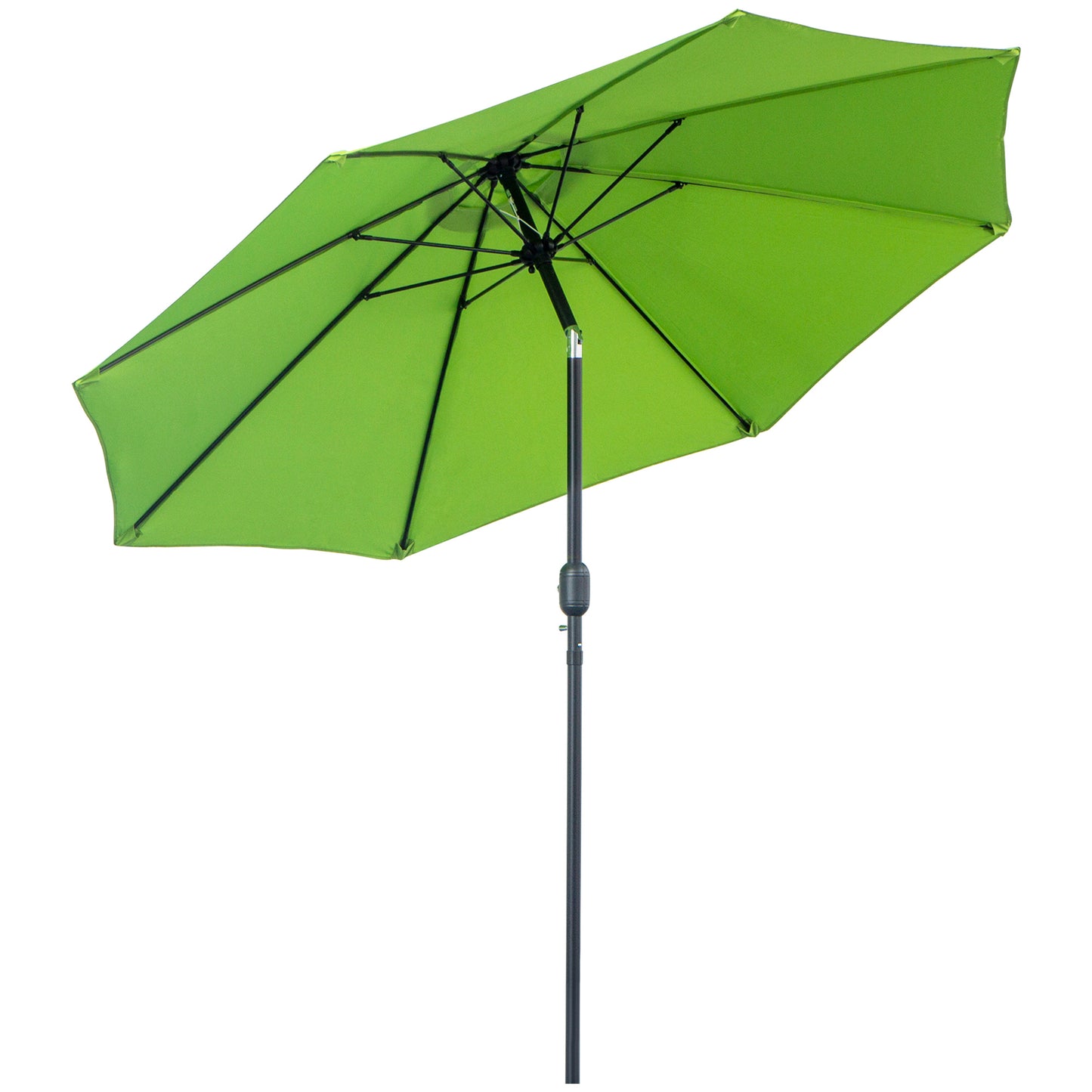 2.7M Garden Parasol Umbrella with Glass Fibre Ribs