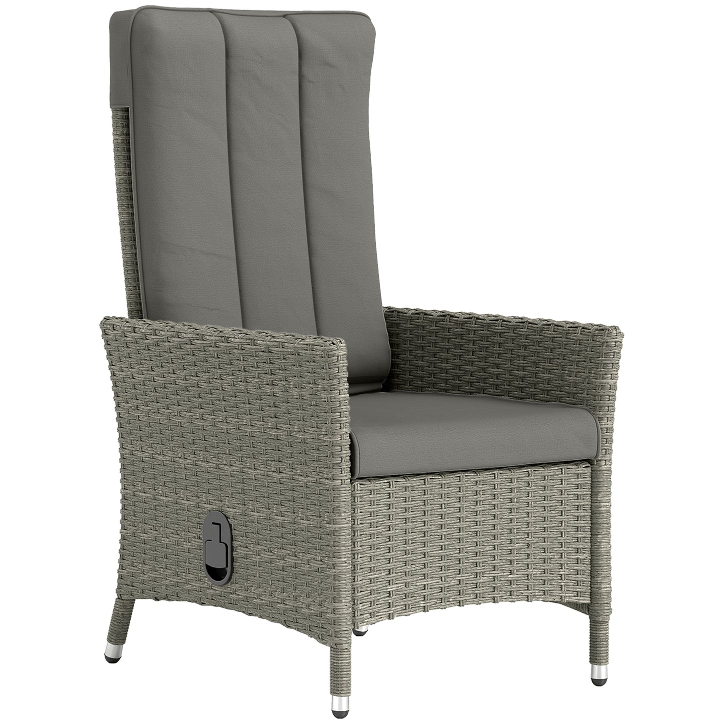 105°-150° Reclining Rattan Chair