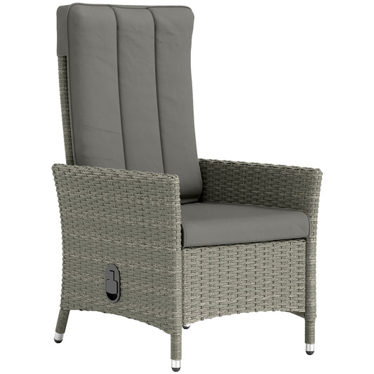 105°-150° Reclining Rattan Chair