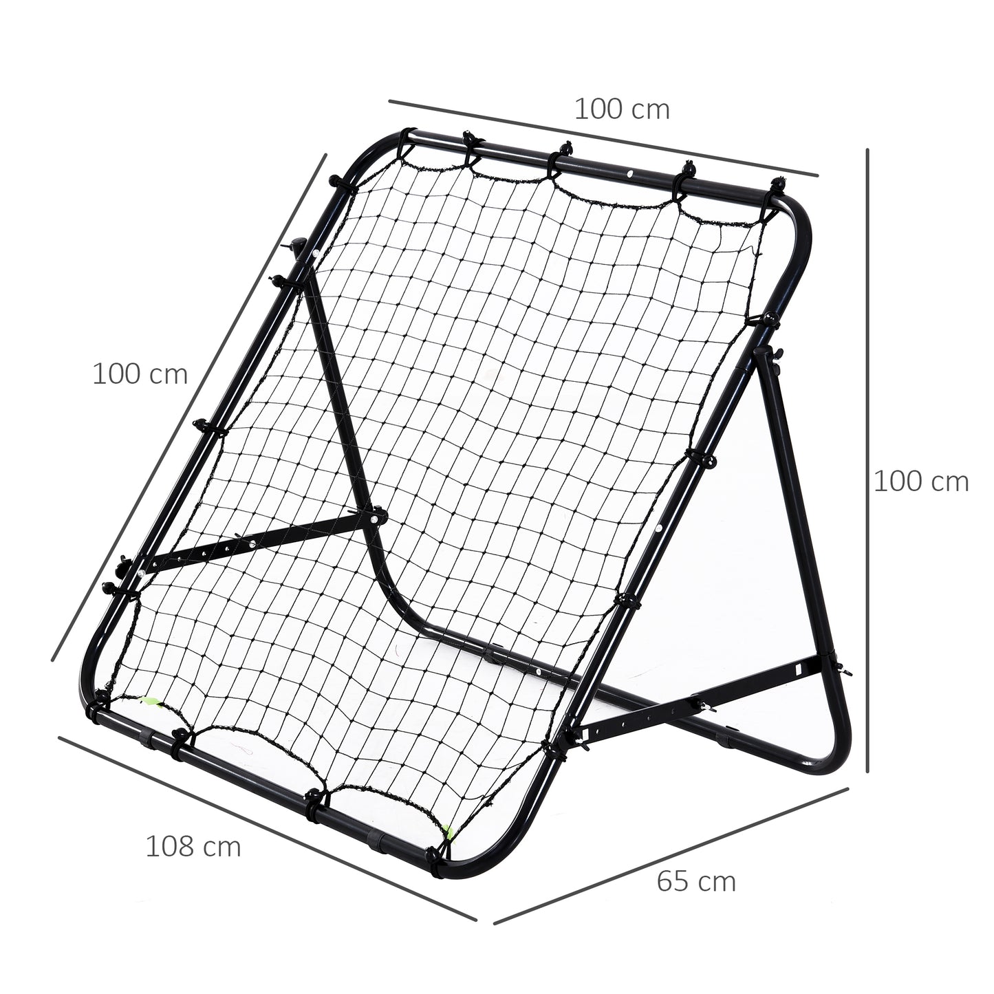 Adjustable Rebounder Net Kickback Target Goal