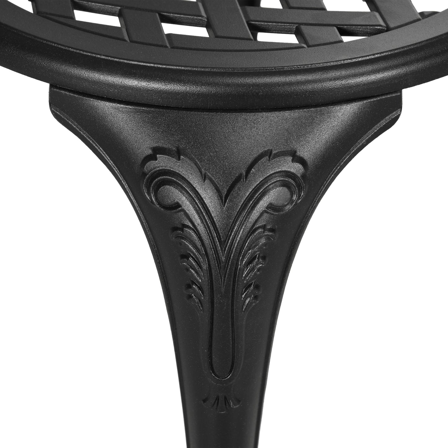 3 Piece Garden Bistro Set, Cast Aluminium Outdoor Furniture Set