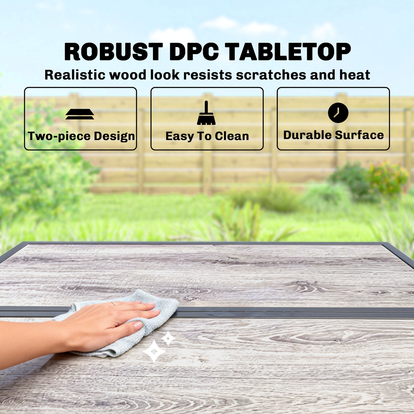 4-Seater Garden Dining Set