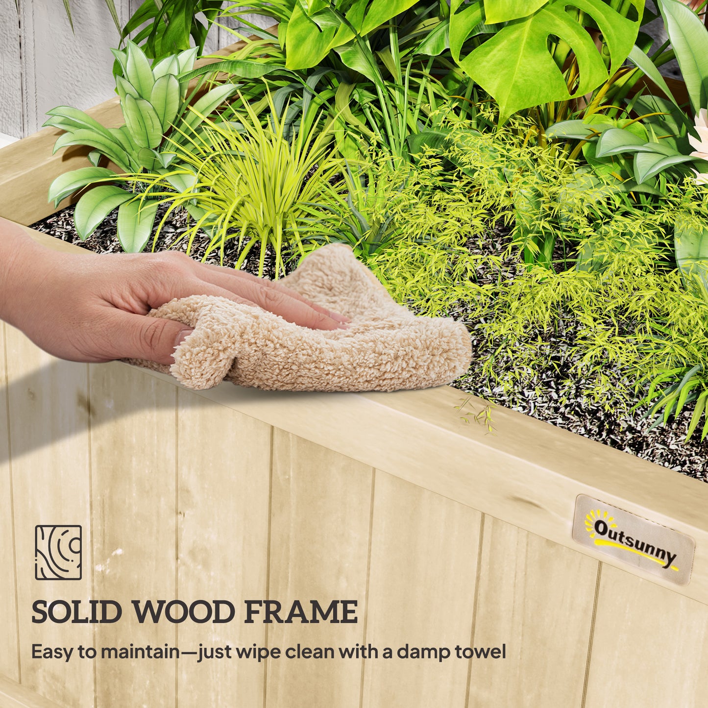 Raised Bed with Drainage Holes