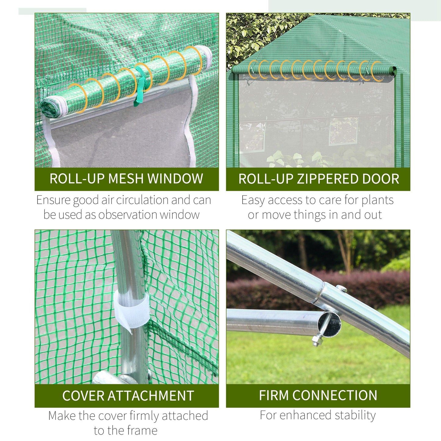 Walk-in Polytunnel Garden Greenhouse (1)