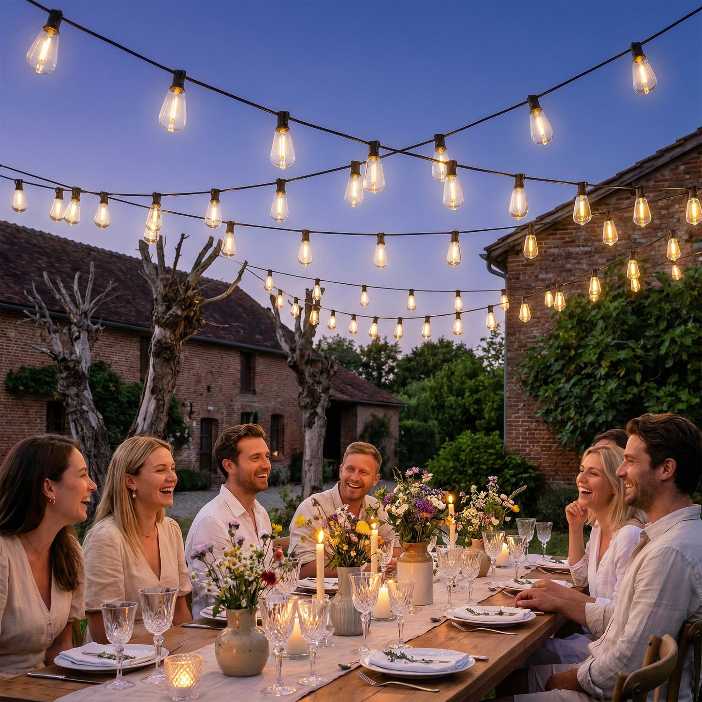 Curtain Lights Connectable Fairy Curtain Lights Plug-in IP44