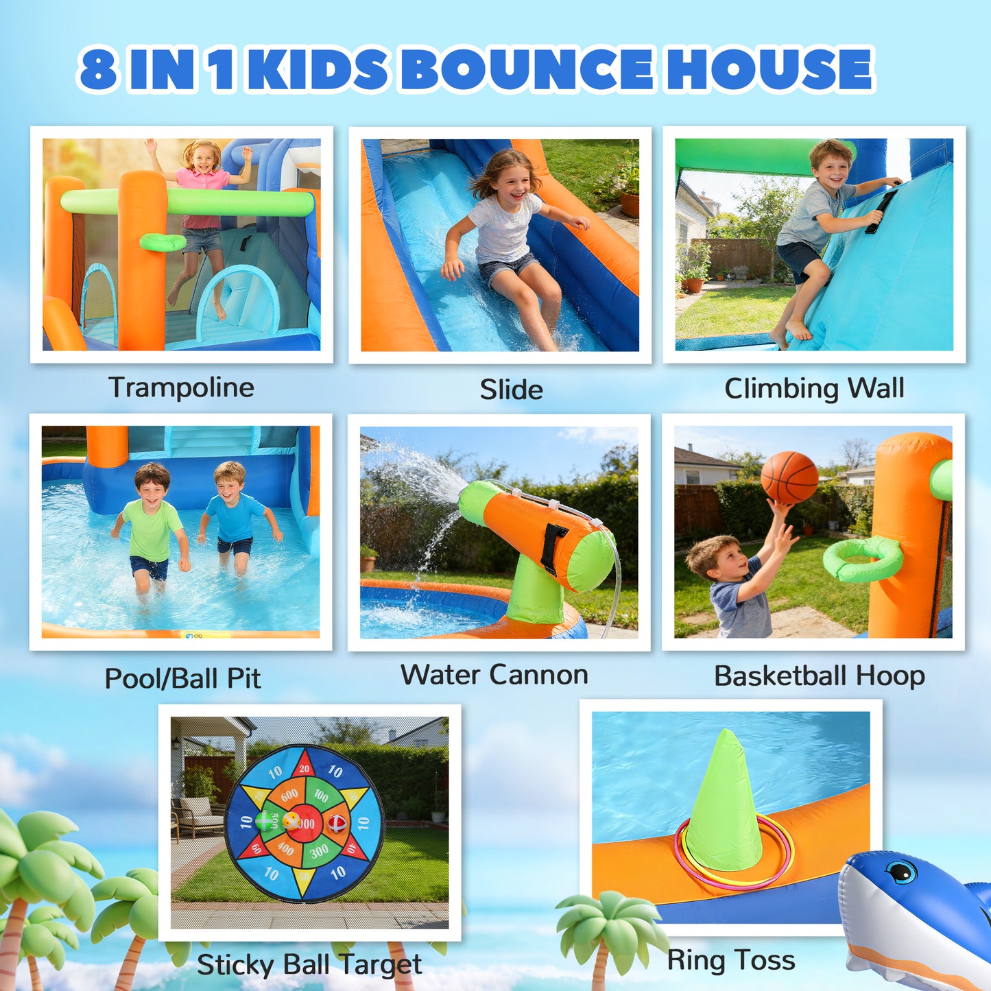 Inflatable Bouncy Castle for Kids