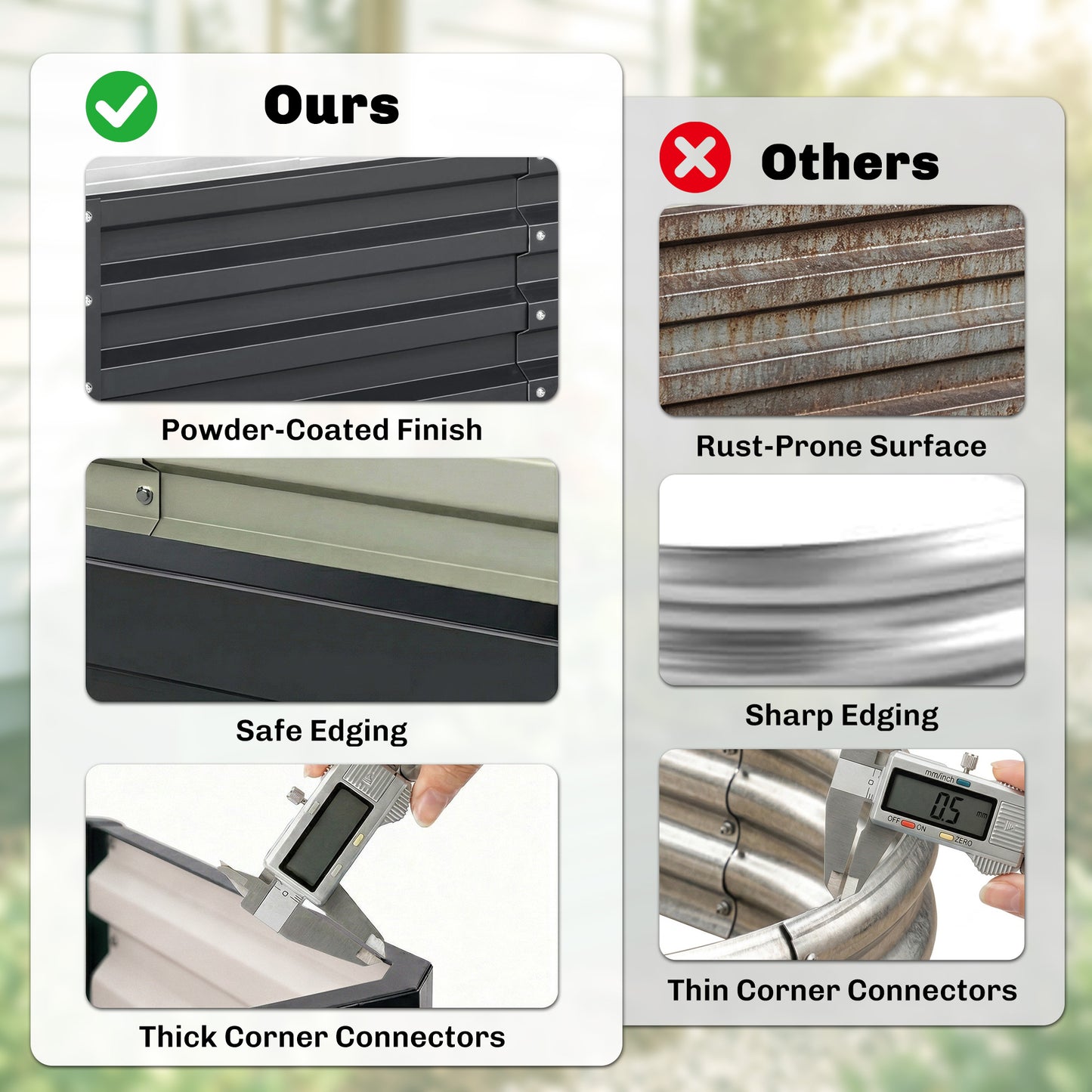 Set of 2 Raised Beds for Garden (1)
