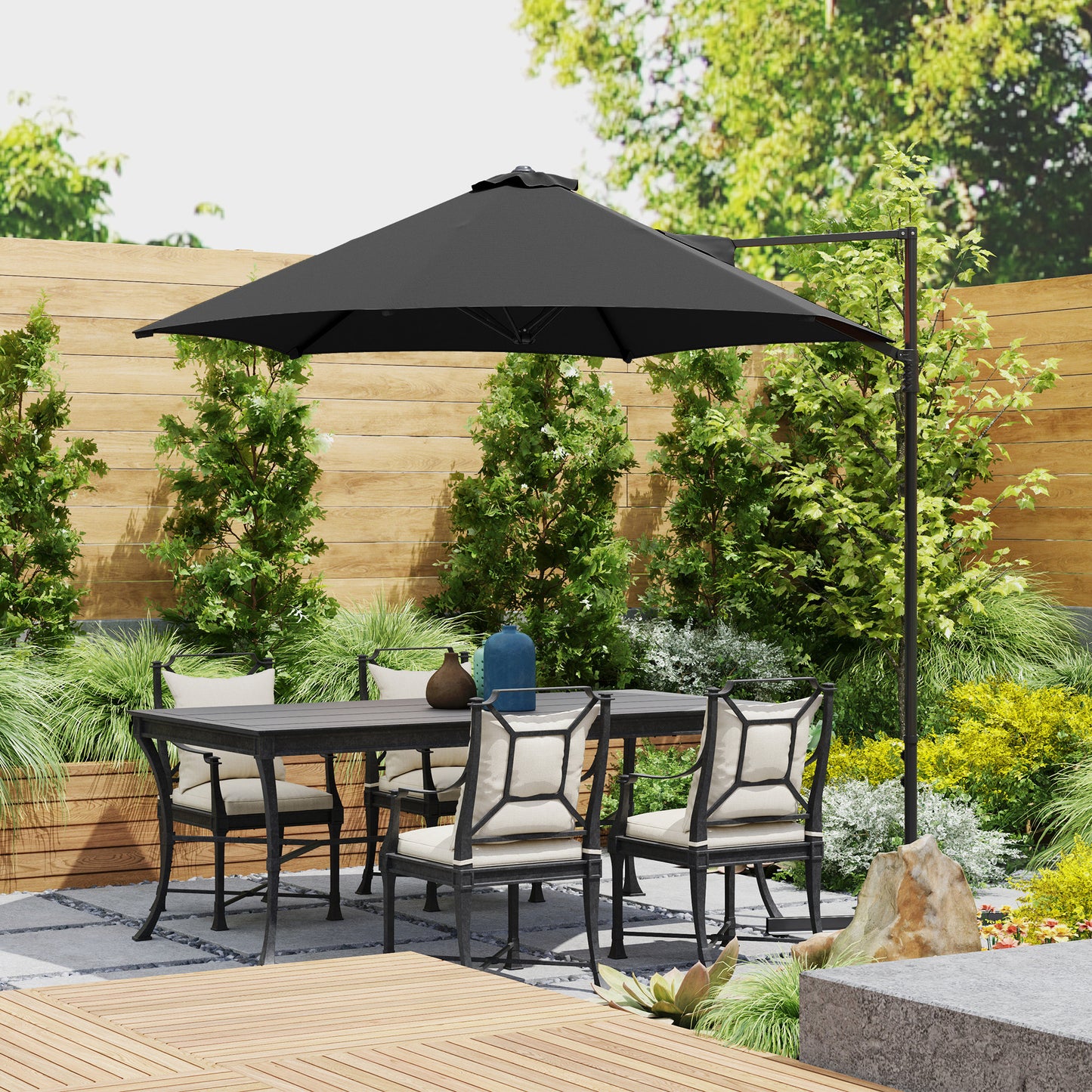 2.5m Rotating Cantilever Parasol