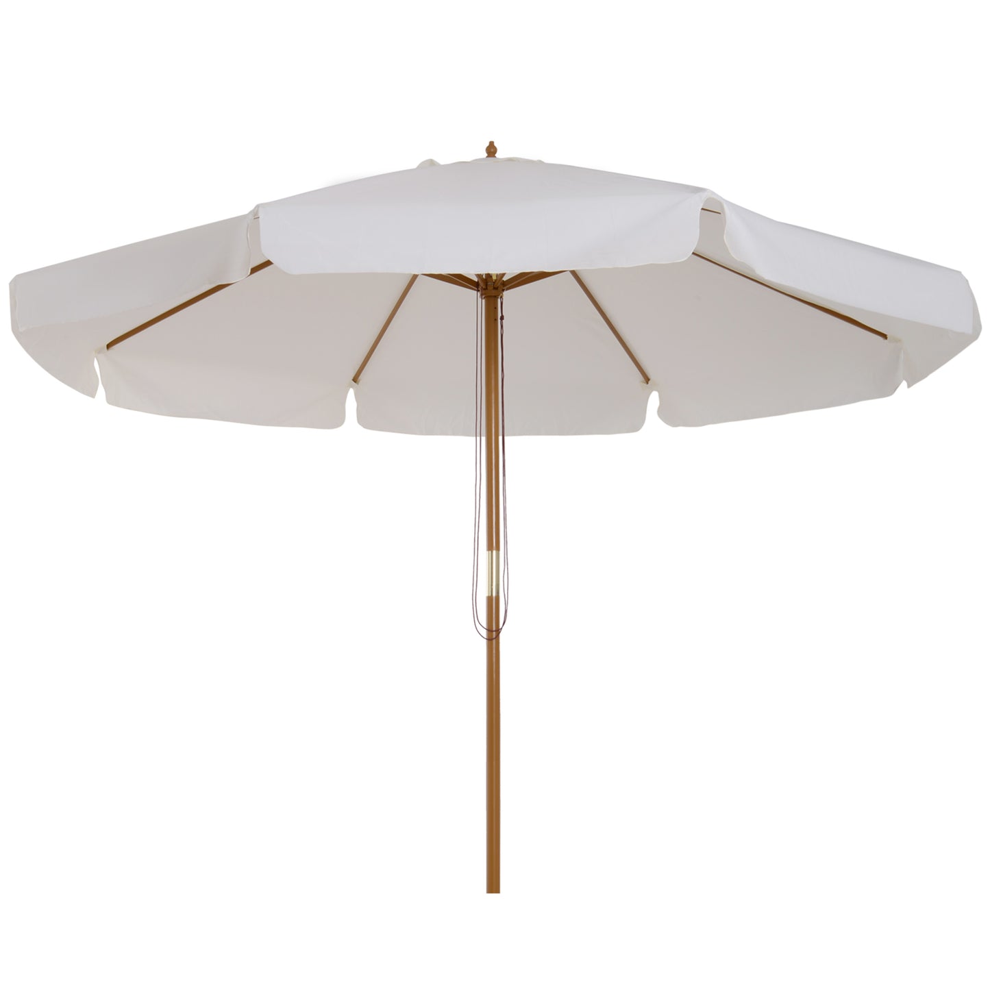 3.3m Elegant Wooden Parasol