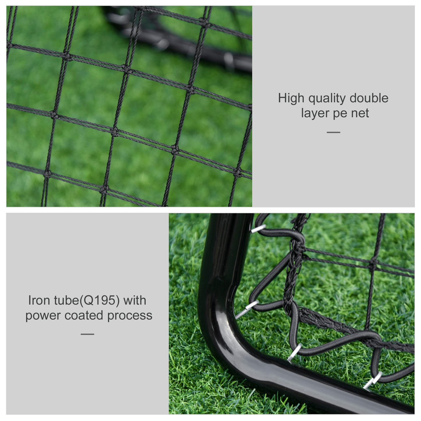 Angle Adjustable Double Sided Rebounder Net Training Aid Target