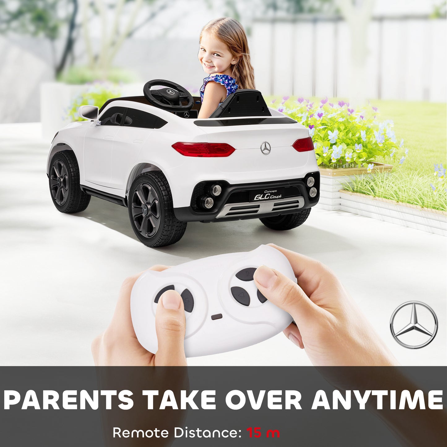 Mercedes-Benz GLC Licensed Kids Ride on Car with Remote Control