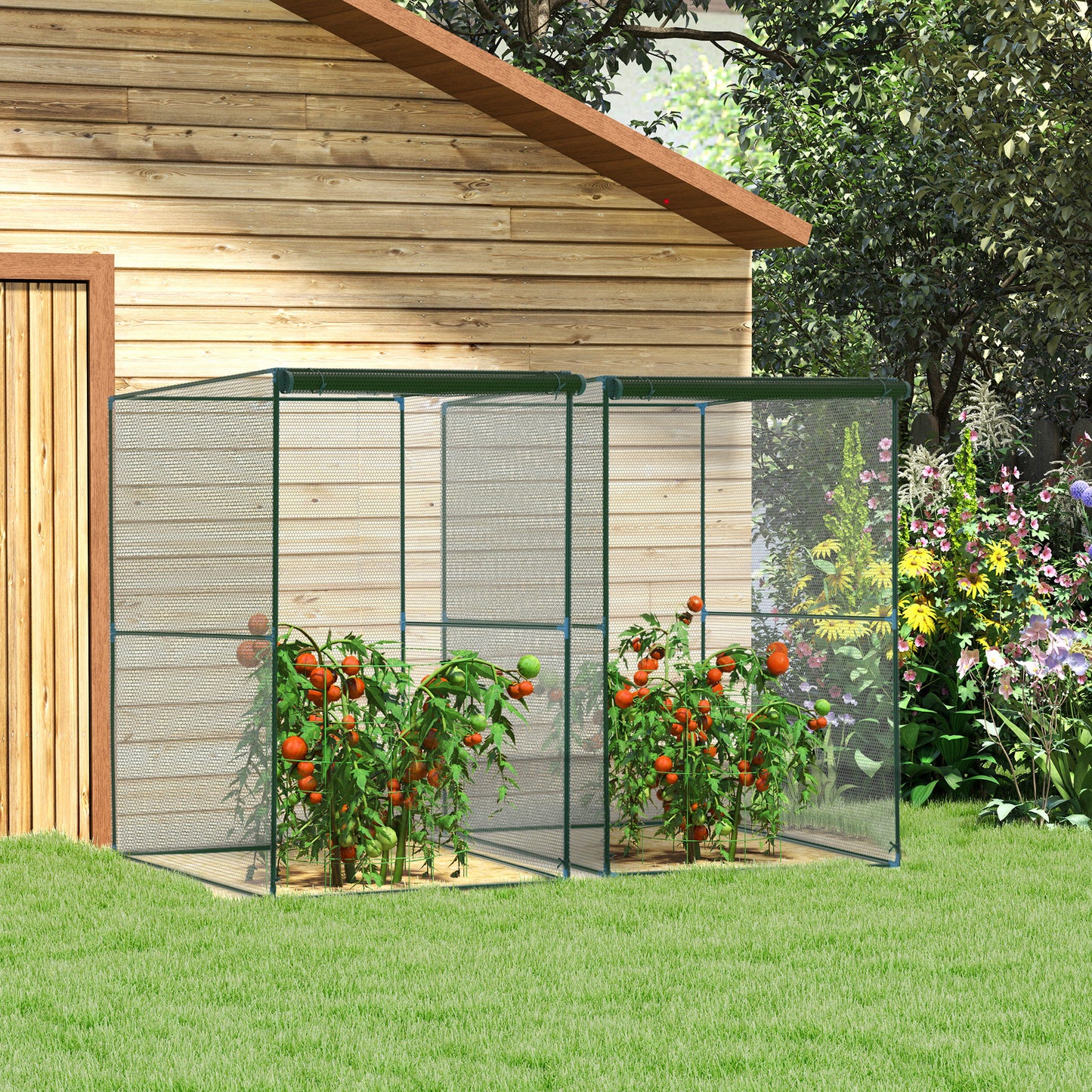 Set of 2 Fruit Cage Bird Netting
