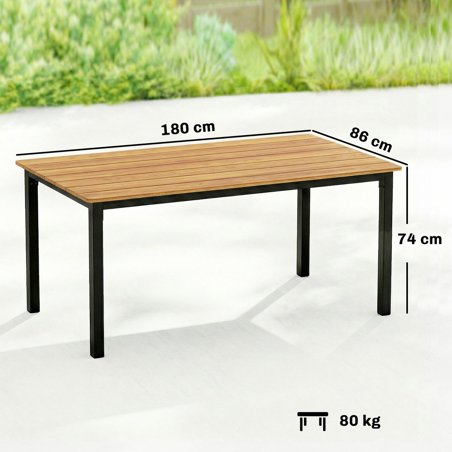 Garden Dining Table for 6-8 Person (1)