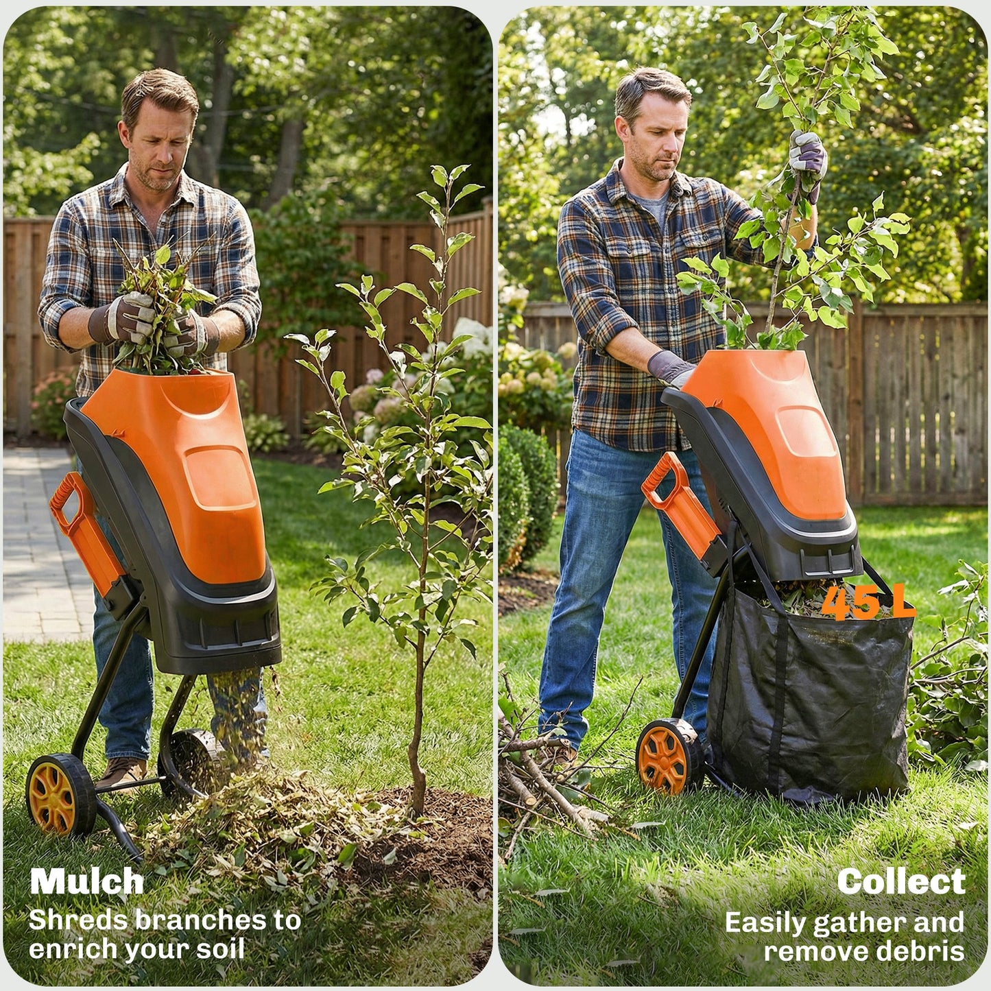 2500W Electric Wood Chipper