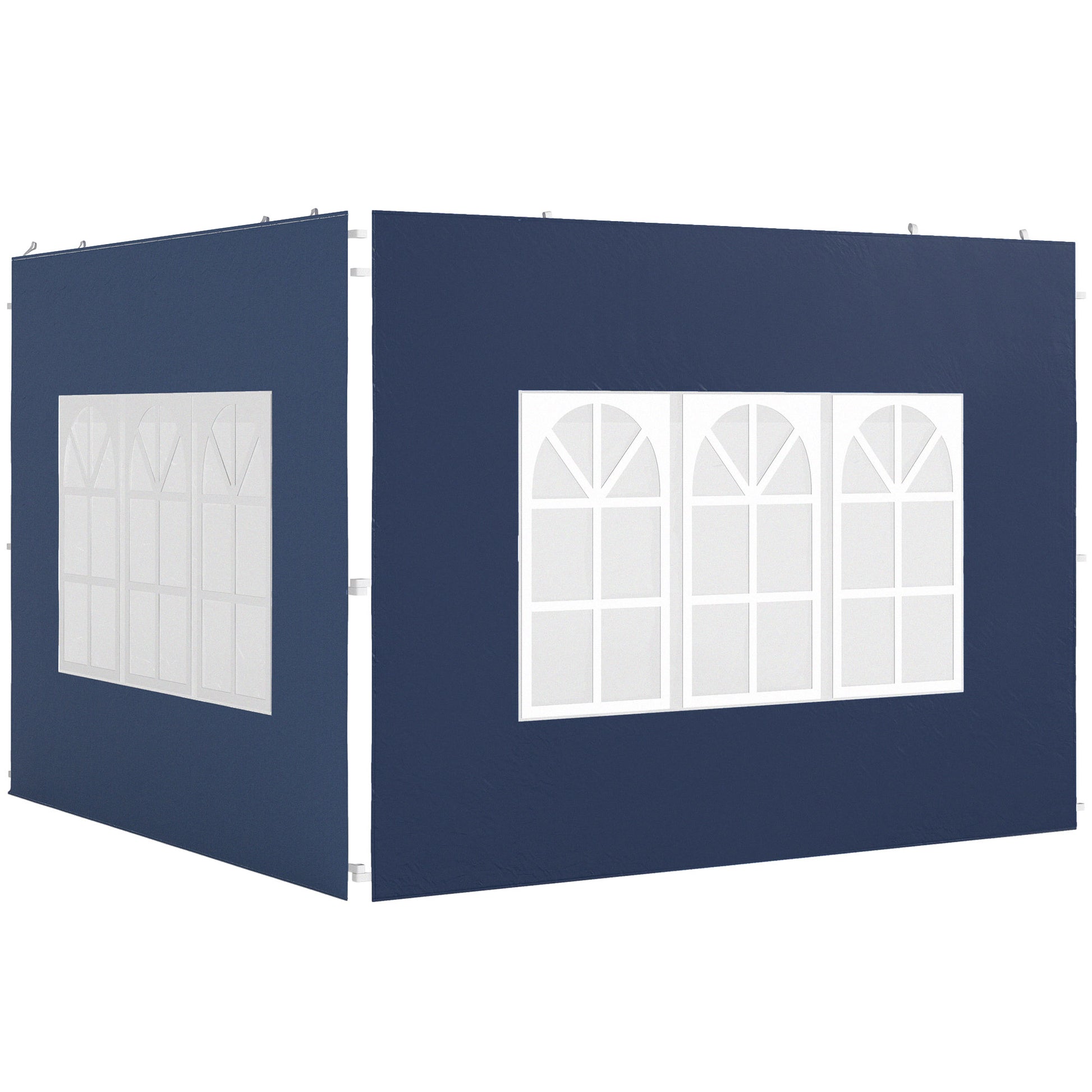 Set of Two 3 x 3(m) Gazebo Frame Replacement Walls