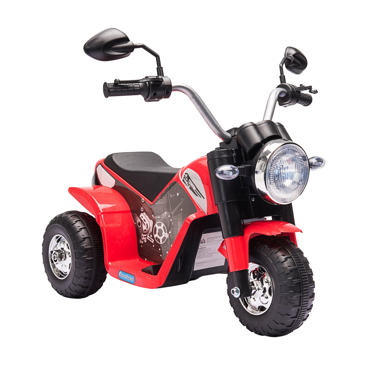6V Kids Electric Motorbike 3 Wheels Ride On Toy