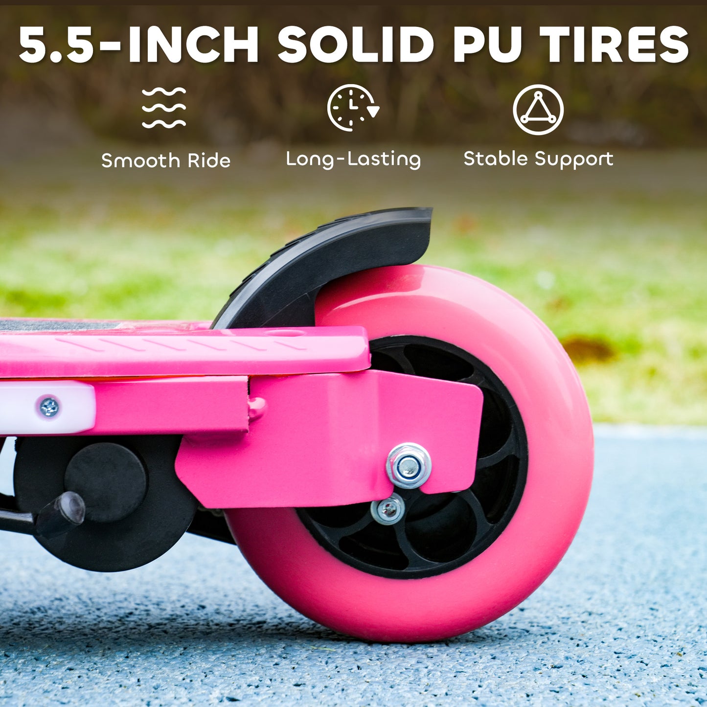 Electric Scooter for Kids 6-14 Years, with Colourful Lights